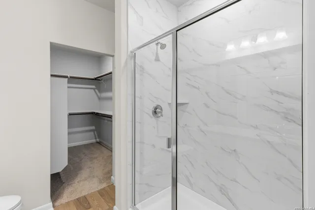 a view of city from balcony