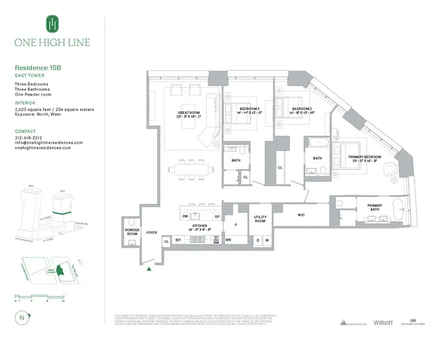 $7,500,000 | 500 West 18th Street, Unit EAST 15B | Chelsea