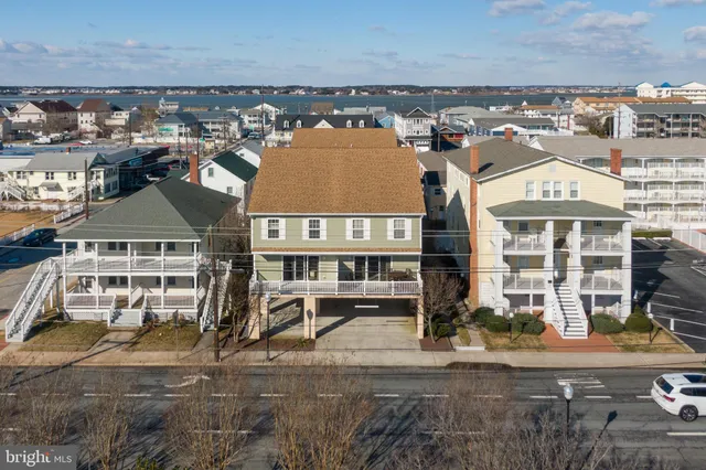 an aerial view of residential houses