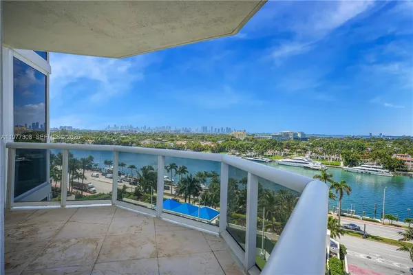 a view of a ocean from a balcony