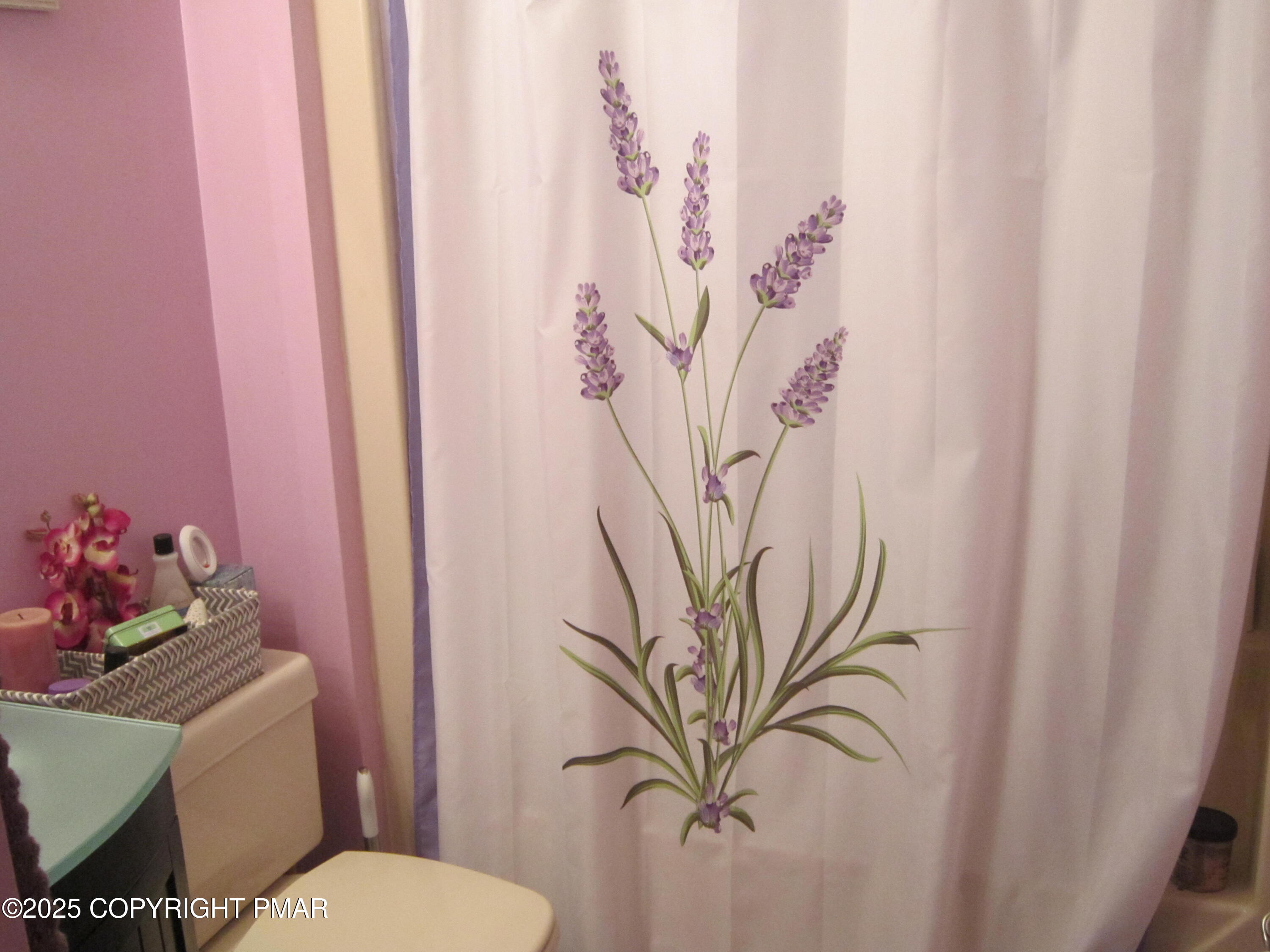 204 Mohican Road Canadensis, PA 18325 - Photo 19 of 20 a white toilet sitting next to a shower curtain