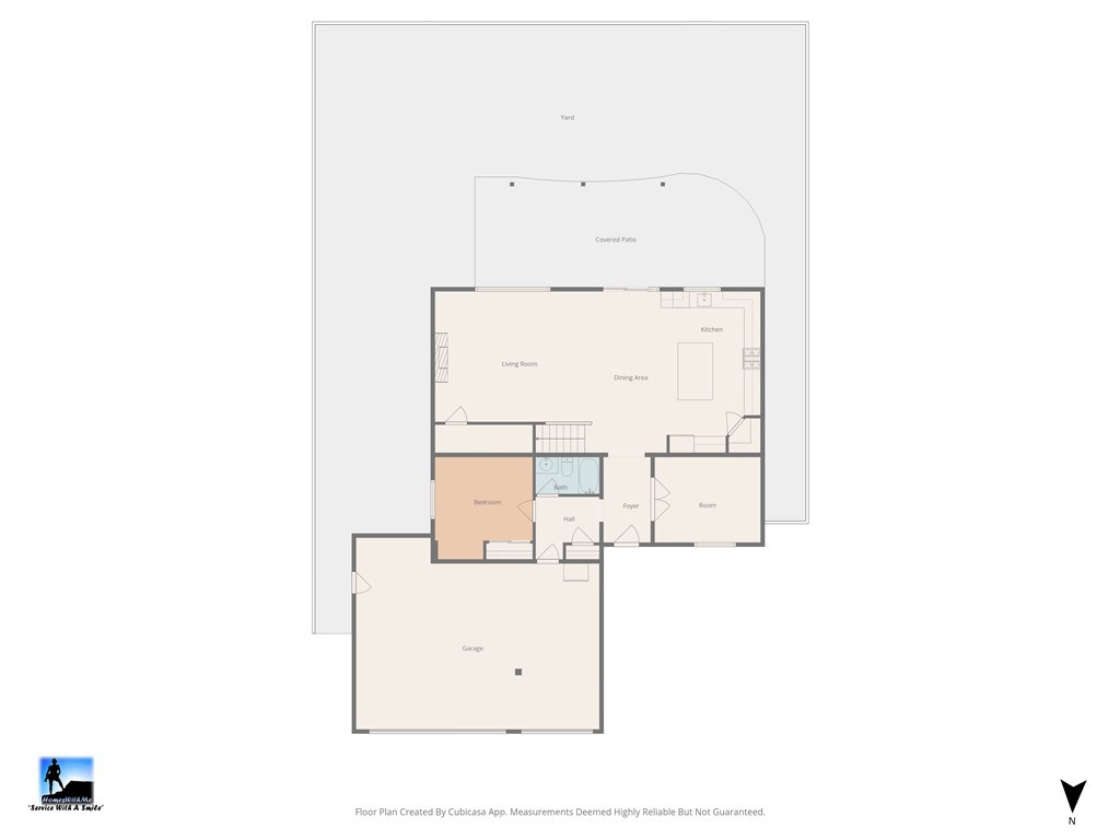 30097 Pine Needle Road Menifee, CA 92585 - Photo 62 of 64 1st level floor plan ~ Not to Scale