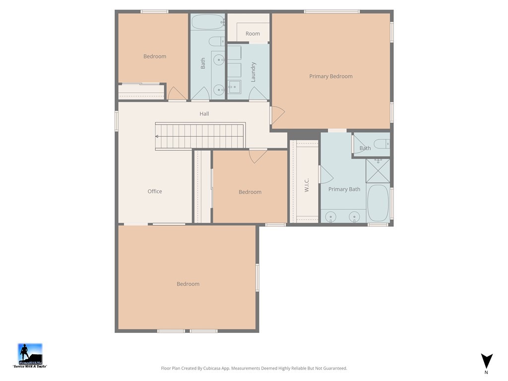 30097 Pine Needle Road Menifee, CA 92585 - Photo 63 of 64 2nd level floor plan ~ Not to Scale