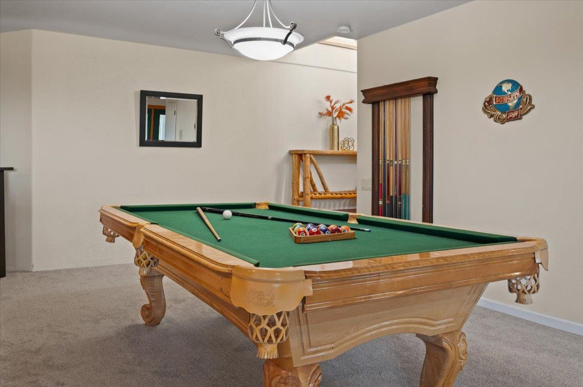 16000 Southridge Road Penn Valley, CA 95946 - Photo 38 of 75 a room with pool table and mirror
