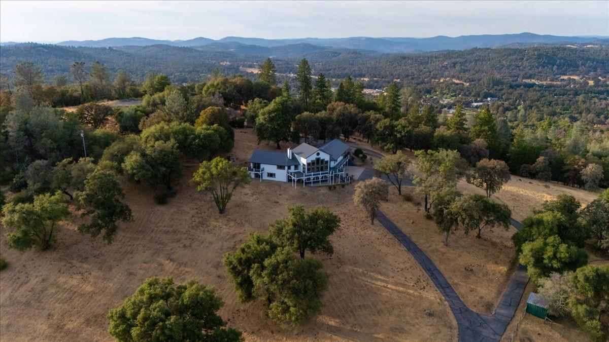 16000 Southridge Road Penn Valley, CA 95946 - Photo 68 of 75 an aerial view of a house with mountain view