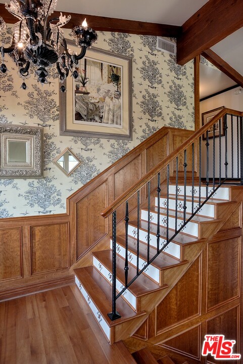 15098 Rayneta Drive Sherman Oaks, CA 91403 - Photo 32 of 51 a view of entryway with wooden floor