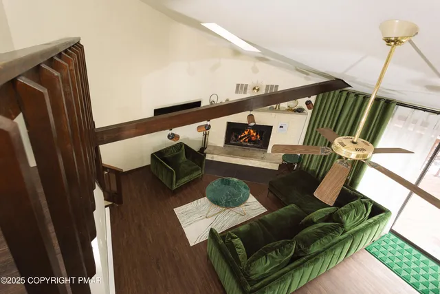 a bathroom with a bathtub and a toilet