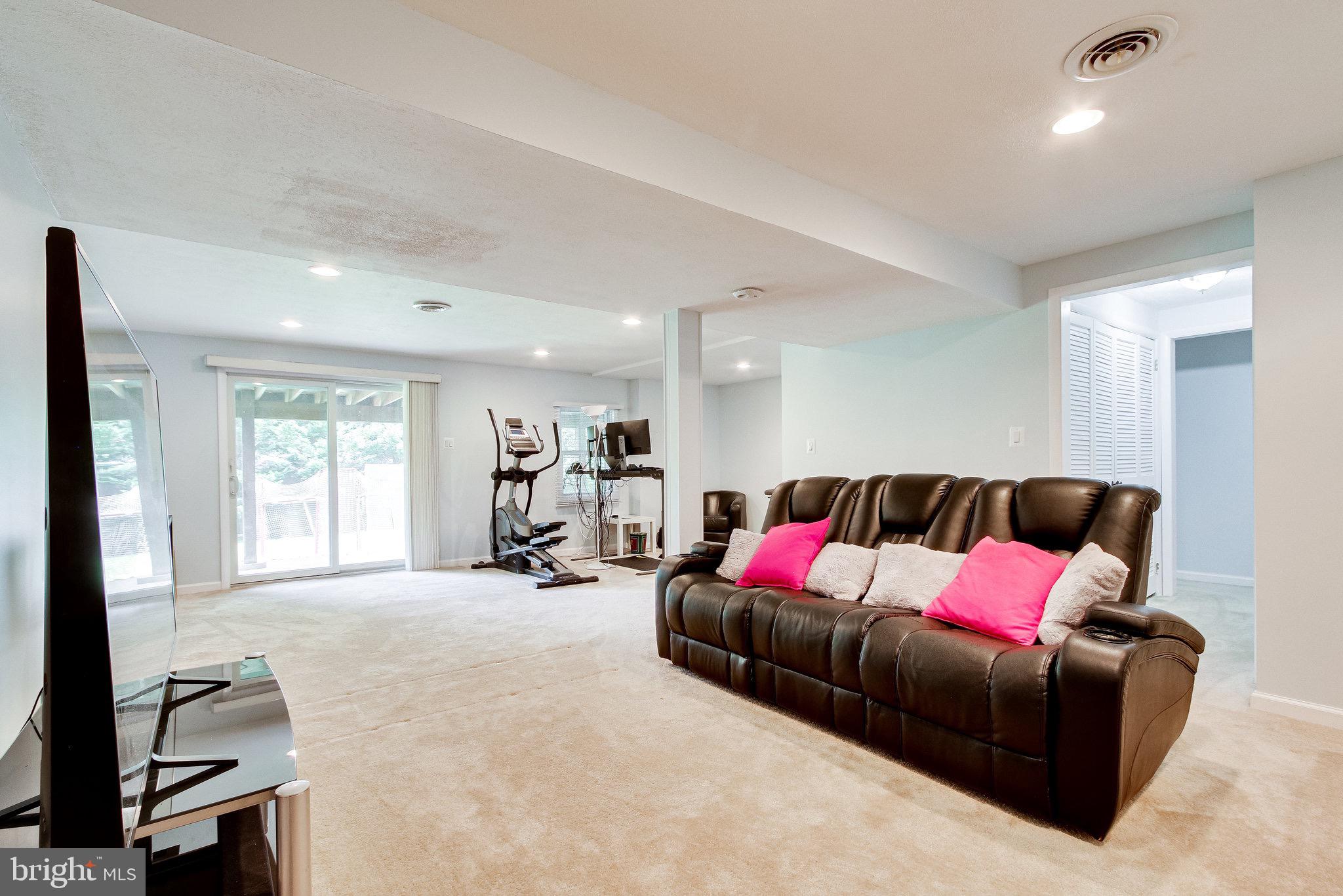 2406 Rocky Branch Road Vienna, VA 22181 - Photo 21 of 30 Lower Level Rec Room with Walkout
