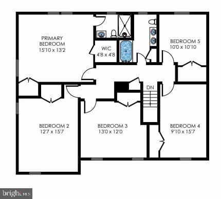 2406 Rocky Branch Road Vienna, VA 22181 - Photo 29 of 30 Upper Level Floor Plan