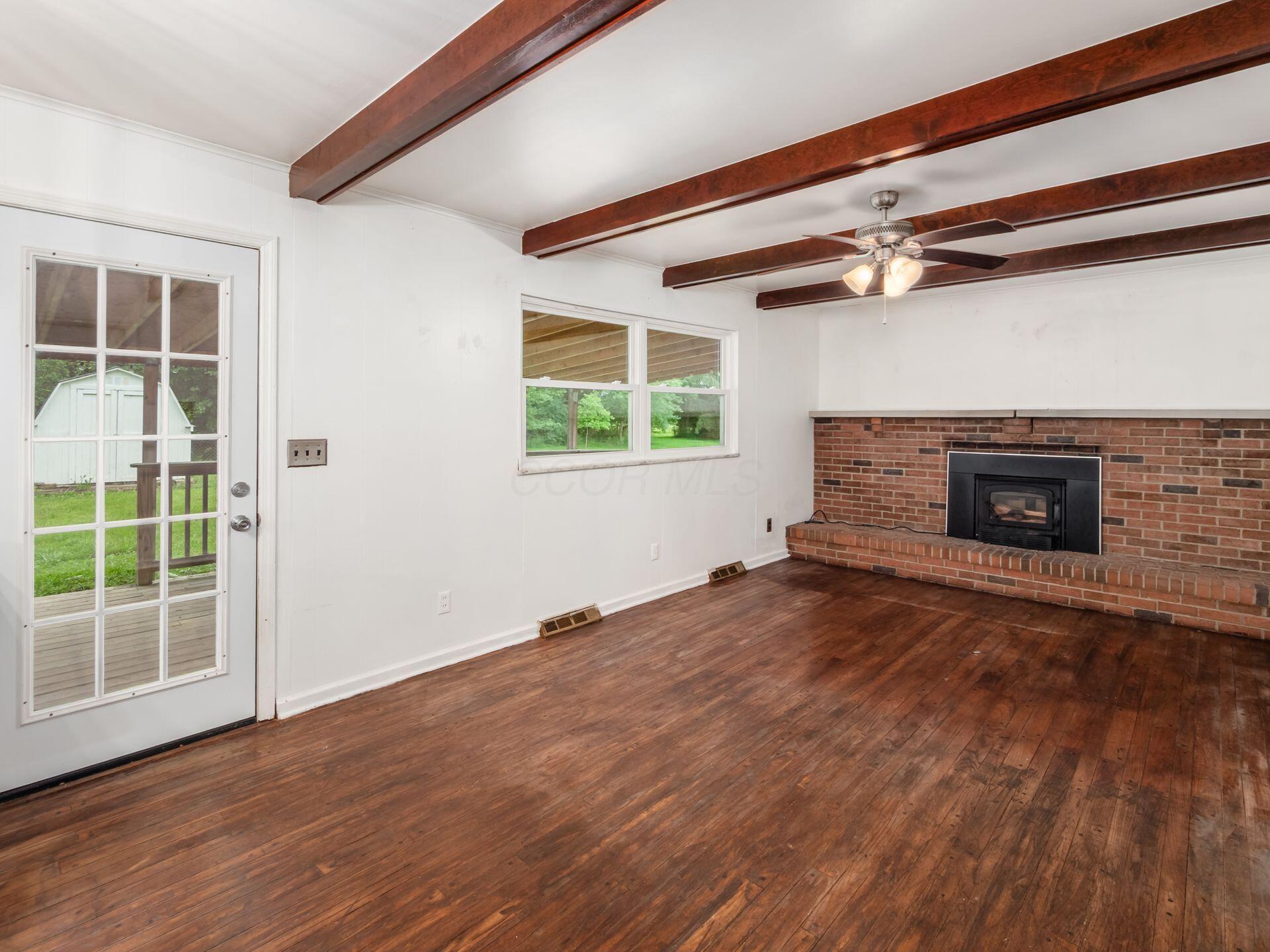 13400 Trenton Road Galena, OH 43021 - Photo 19 of 44 Family Room with Beamed Ceiling