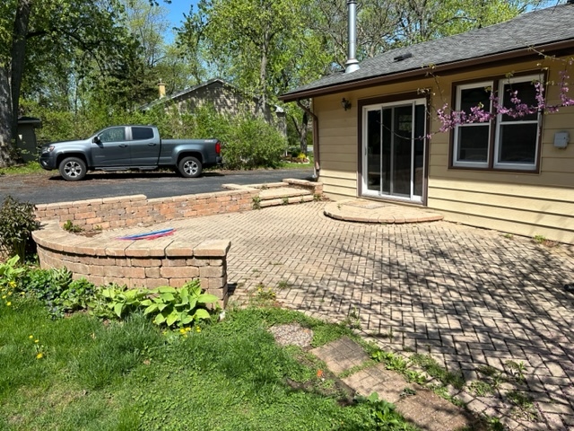 2217 West Palatine Road Inverness, IL 60067 - Photo 16 of 17 a view of a car park in front of house