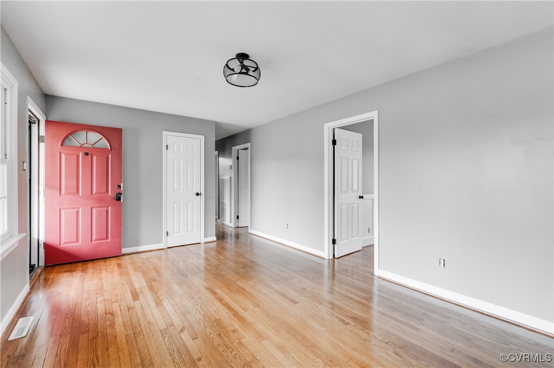 2617 Red Lane Road Powhatan, VA 23139 - Photo 3 of 34 Entryway featuring light wood finished floors, bas