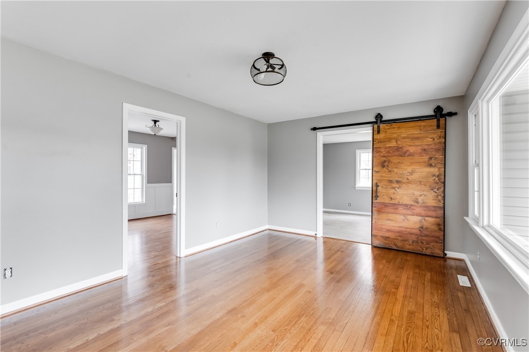2617 Red Lane Road Powhatan, VA 23139 - Photo 4 of 34 Empty room with light wood finished floors, basebo
