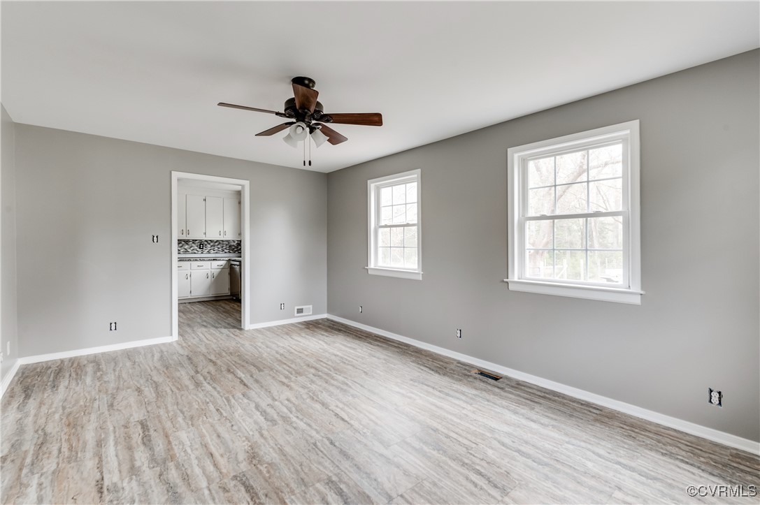 2617 Red Lane Road Powhatan, VA 23139 - Photo 6 of 34 Unfurnished bedroom with ensuite bath, visible ven