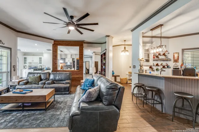 a kitchen with sink stove and cabinets