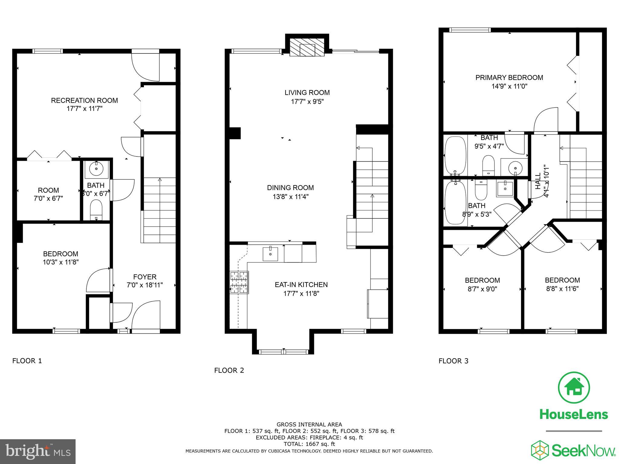 20863 Apollo Terrace Ashburn, VA 20147 - Photo 27 of 27 All 3 Levels Floor Plan