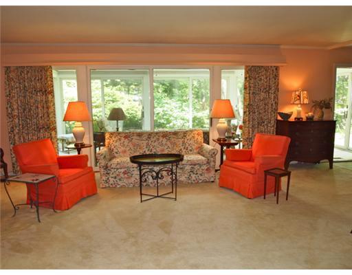 308 Sycamore Road Edgeworth, PA 15143 - Photo 4 of 18 Living Room. Another view of the living room, showing the picture window-that shows through the sunroom, and into the lovely wooded area behind the house.