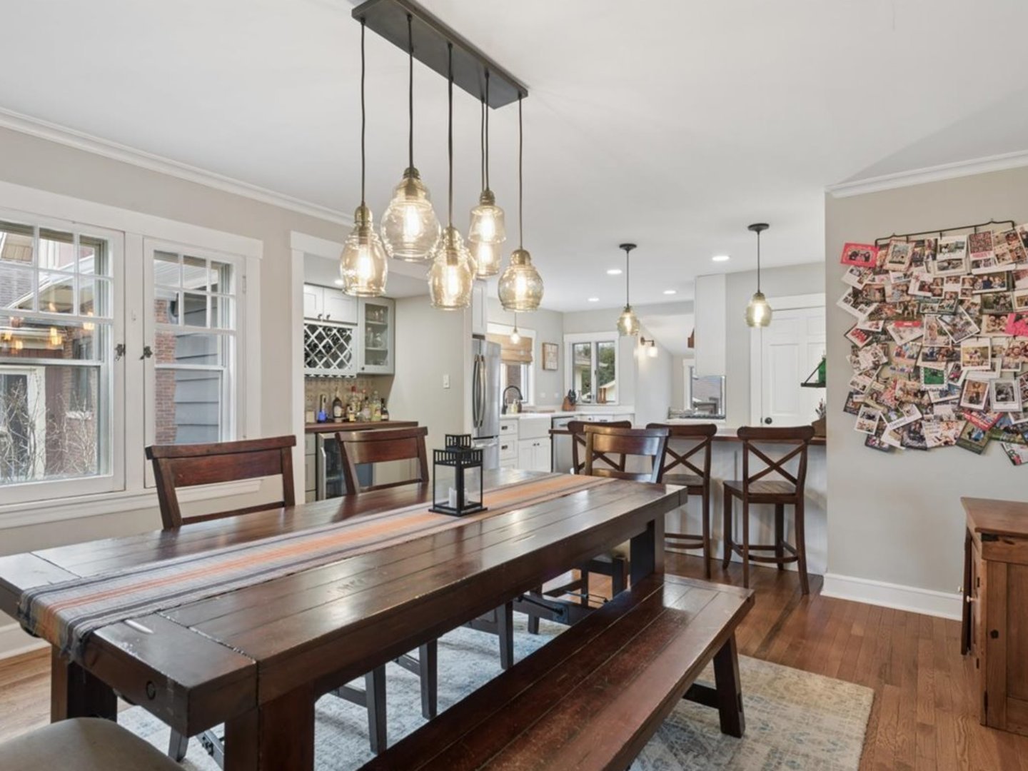 518 Vine Avenue Park Ridge, IL 60068 - Photo 11 of 27 a view of a dining room with furniture and wooden floor