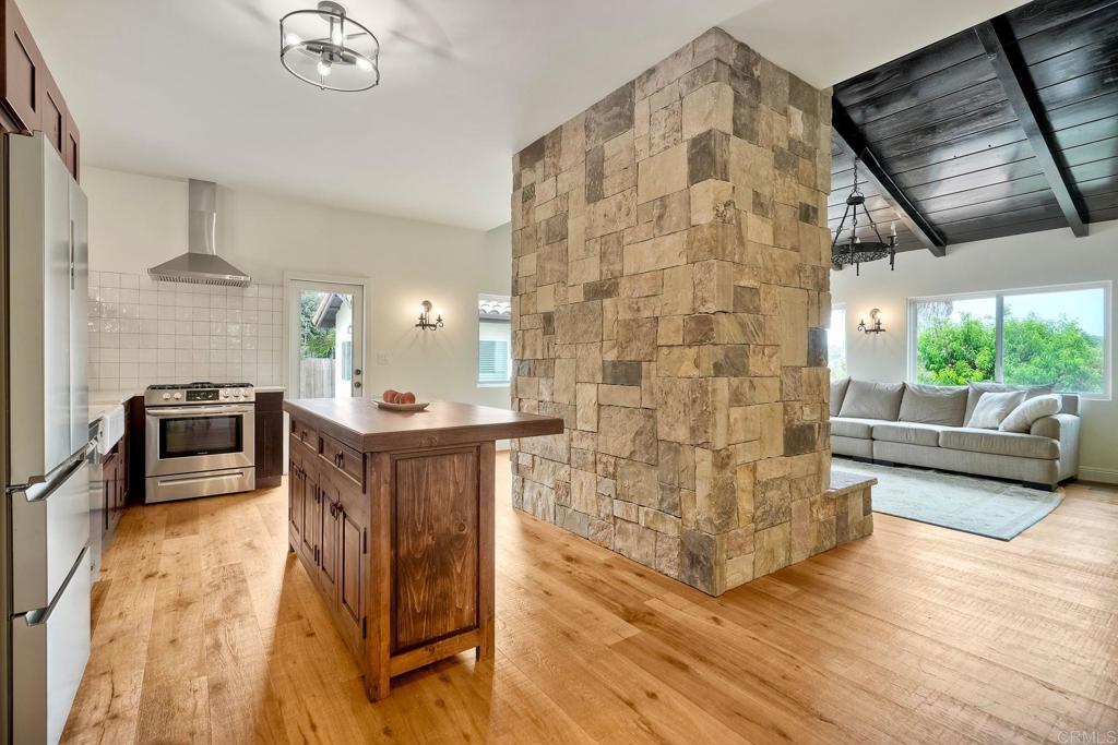 1007 Eolus Avenue Encinitas, CA 92024 - Photo 30 of 49 First Floor Living Room and Kitchen