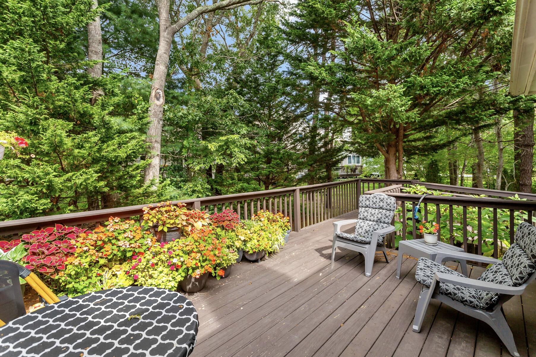 6 Friendship Court Mashpee, MA 02649 - Photo 24 of 39 a view of a two chairs in the balcony
