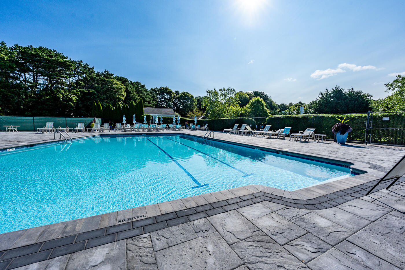 6 Friendship Court Mashpee, MA 02649 - Photo 29 of 39 a view of a swimming pool with lawn chairs