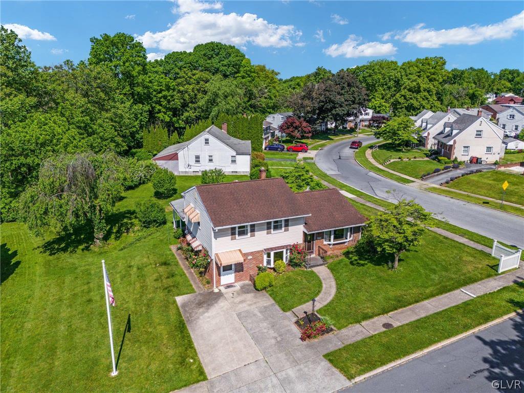128 7th Street Whitehall, PA 18052 - Photo 25 of 29 an aerial view of multiple houses with yard