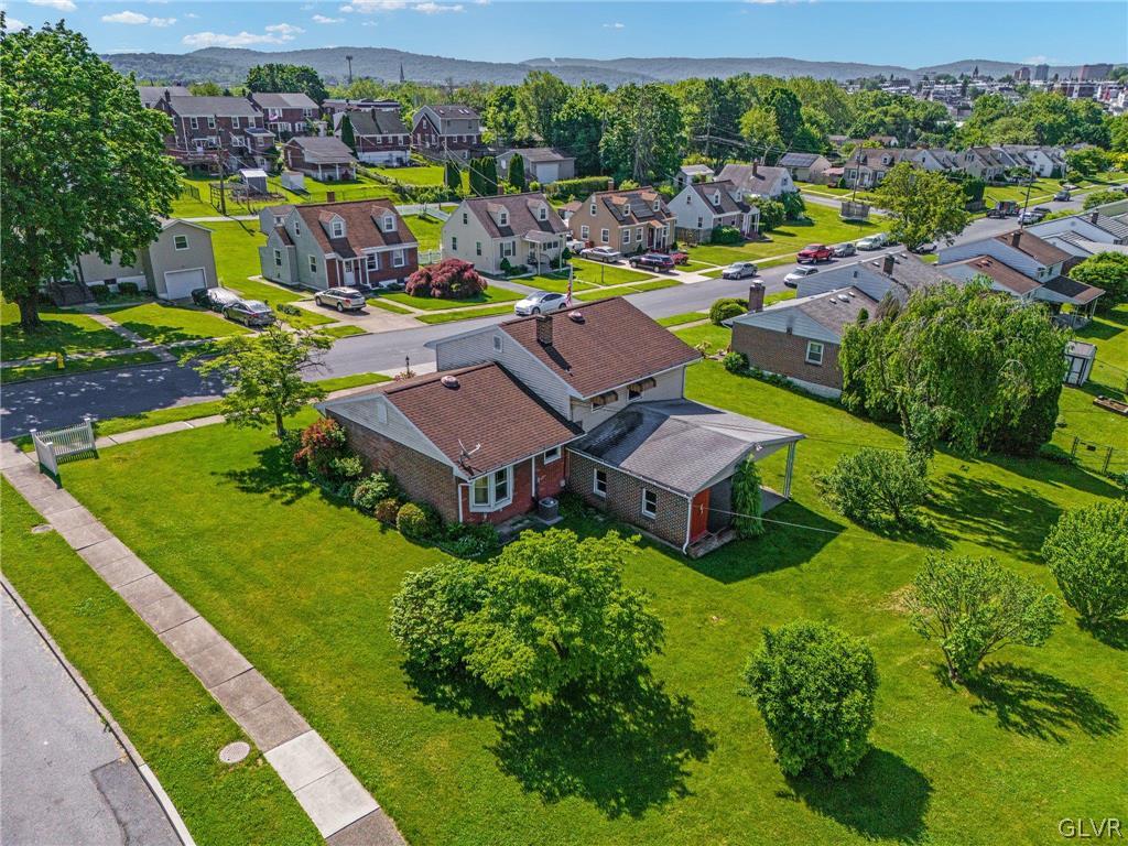 128 7th Street Whitehall, PA 18052 - Photo 28 of 29 an aerial view of a house with garden space and lake view