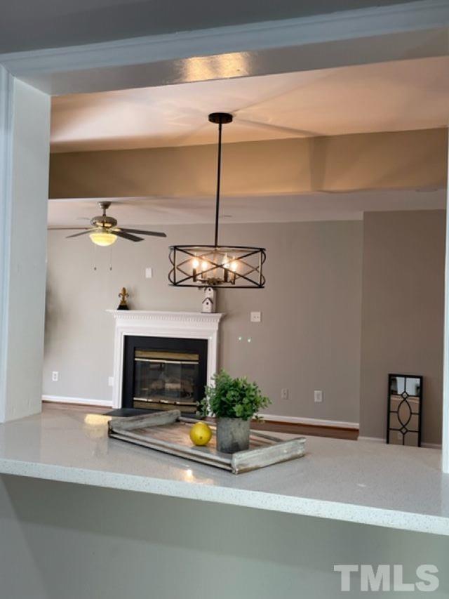 2409 Constitution Drive Raleigh, NC 27615 - Photo 9 of 16 View into the Family Room from the bar