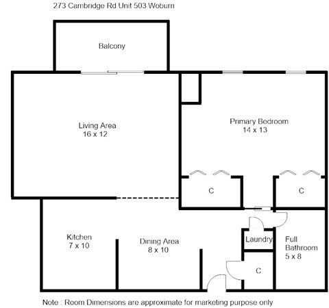 273 Cambridge Road, Unit 503 Woburn, MA 01801 - Photo 3 of 28 Gallery Image 3