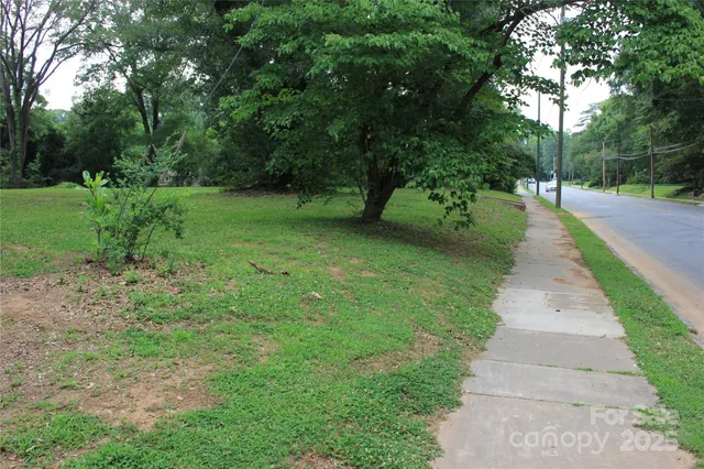 a view of street with building