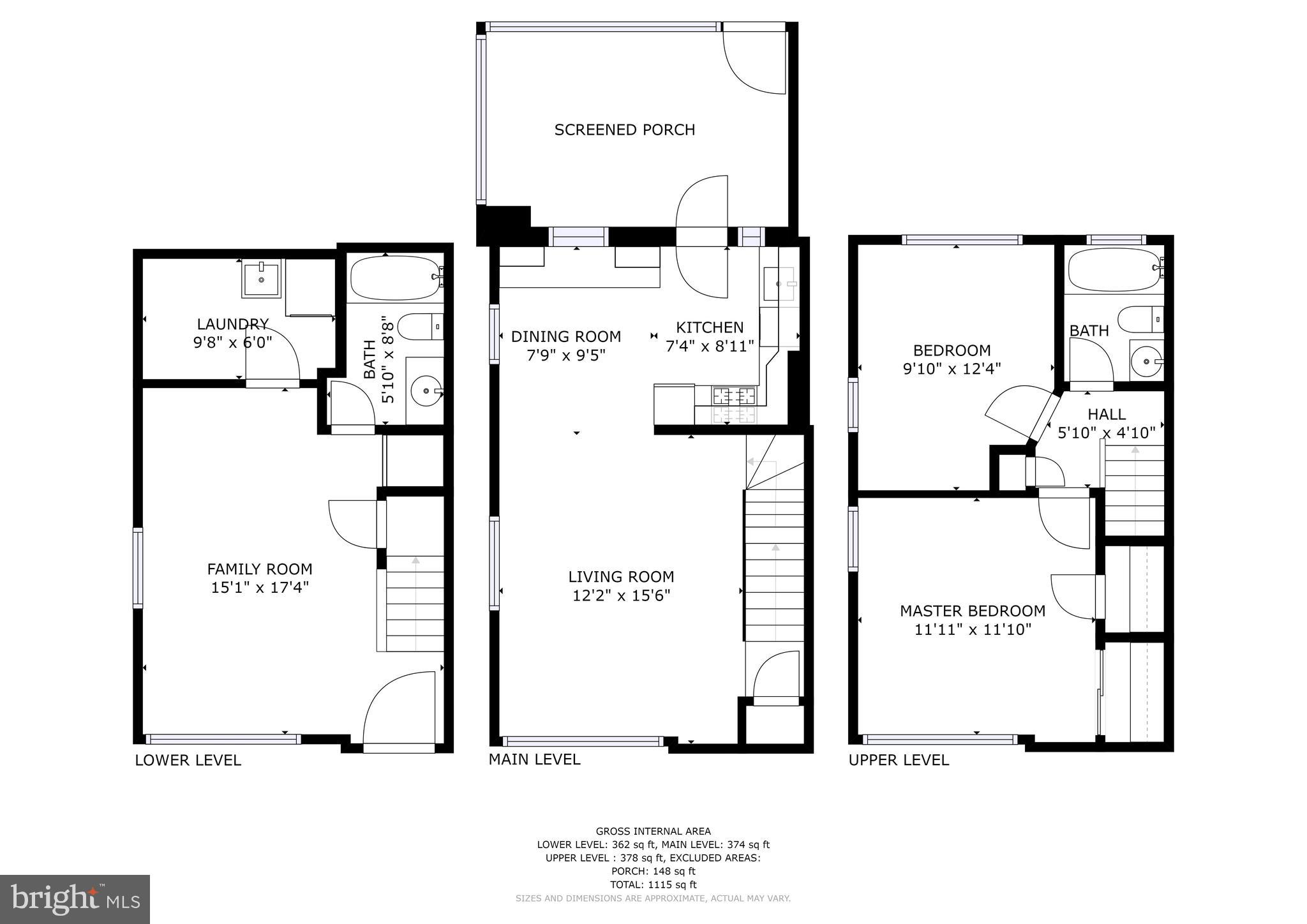 1761 Harvard Street Northwest Washington, DC 20009 - Photo 35 of 35 Floor Plan