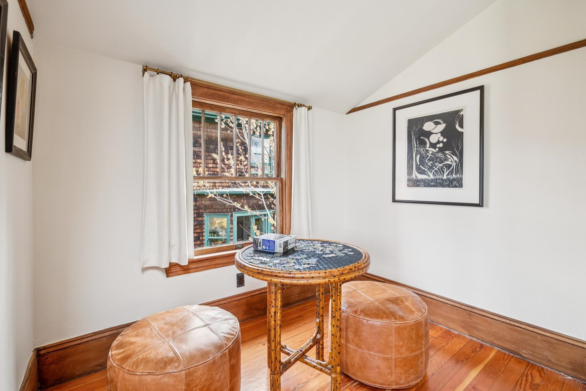 2012 Rose Street Berkeley, CA 94709 - Photo 31 of 57 Living area with hardwood / wood-style floors and lofted ceiling