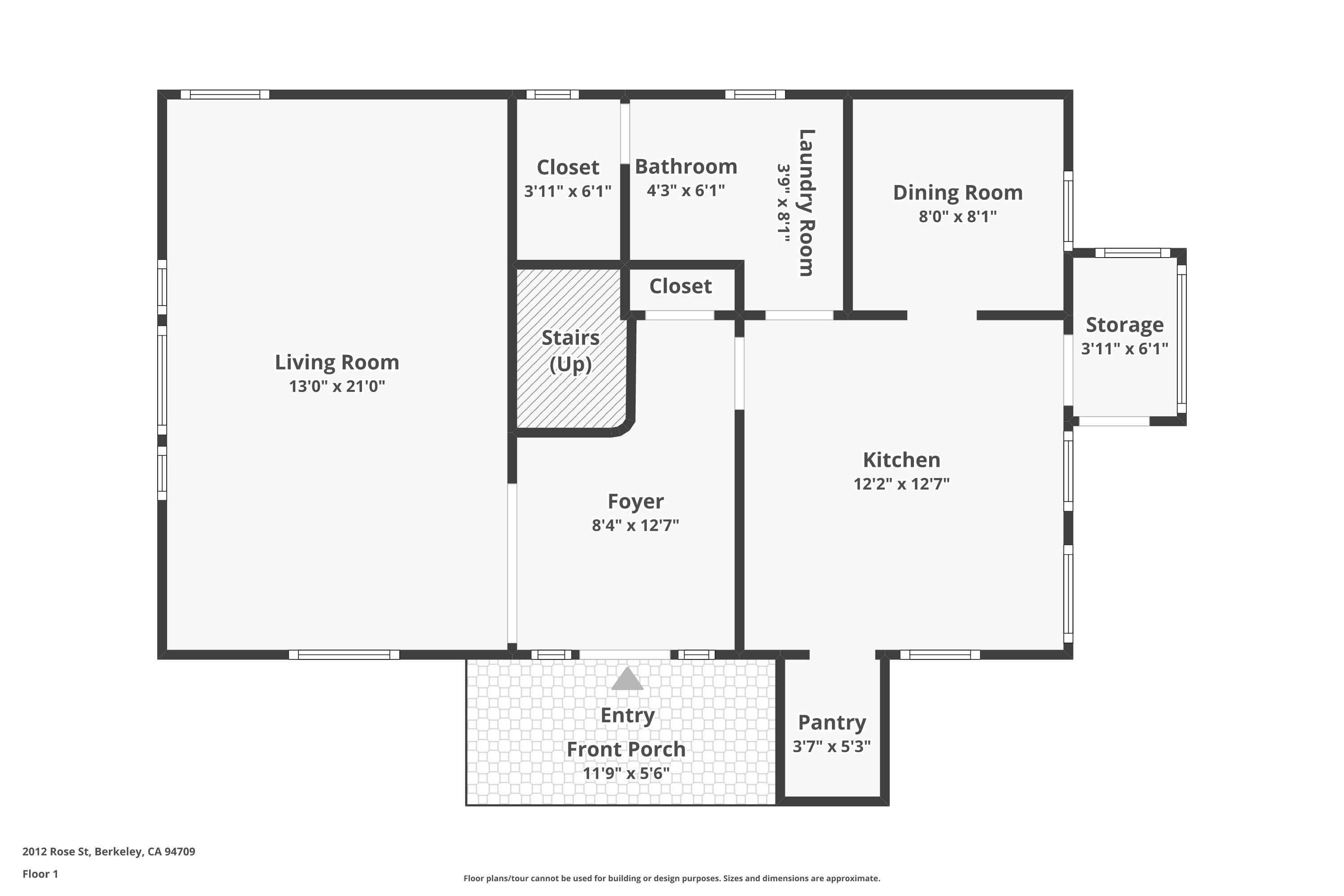 2012 Rose Street Berkeley, CA 94709 - Photo 57 of 57 View of home floor plan
