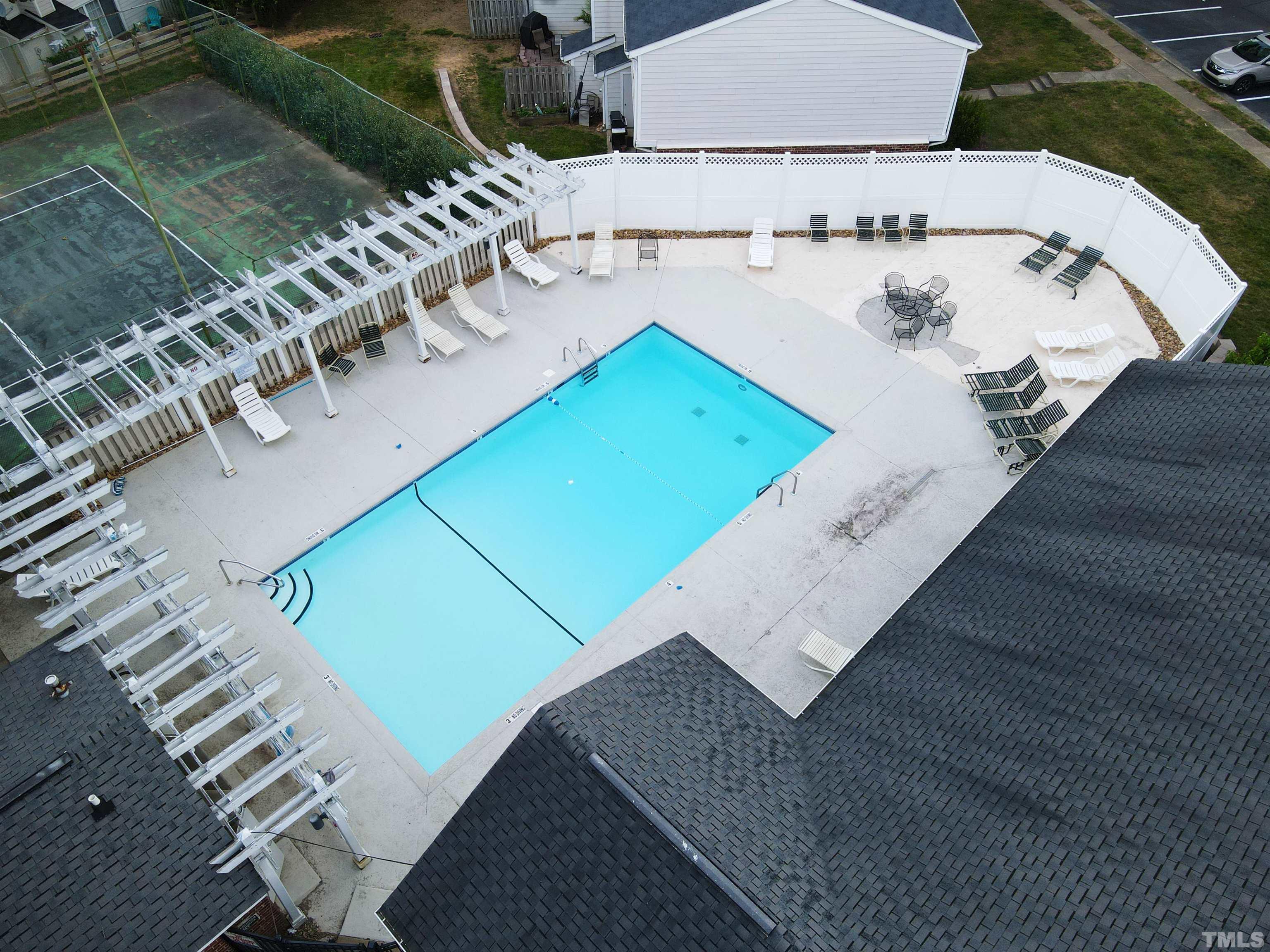 7913 Falcon Rest Circle Raleigh, NC 27615 - Photo 22 of 22 an aerial view of a house
