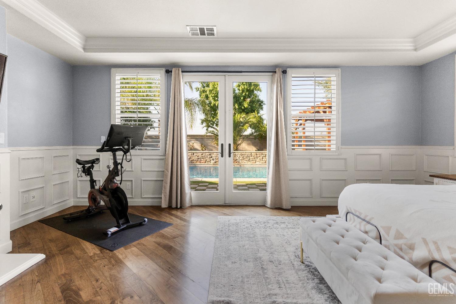 Undisclosed Address Bakersfield, CA 93314 - Photo 39 of 46 a view of a room with gym equipment