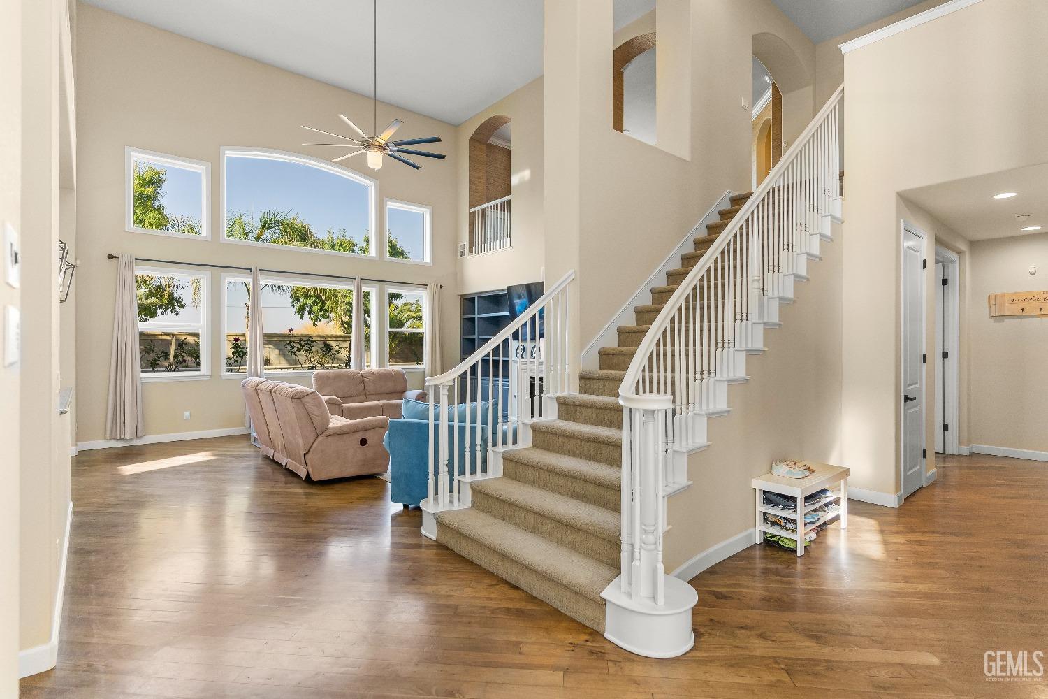 Undisclosed Address Bakersfield, CA 93314 - Photo 44 of 46 a view of entryway and hall with wooden floor