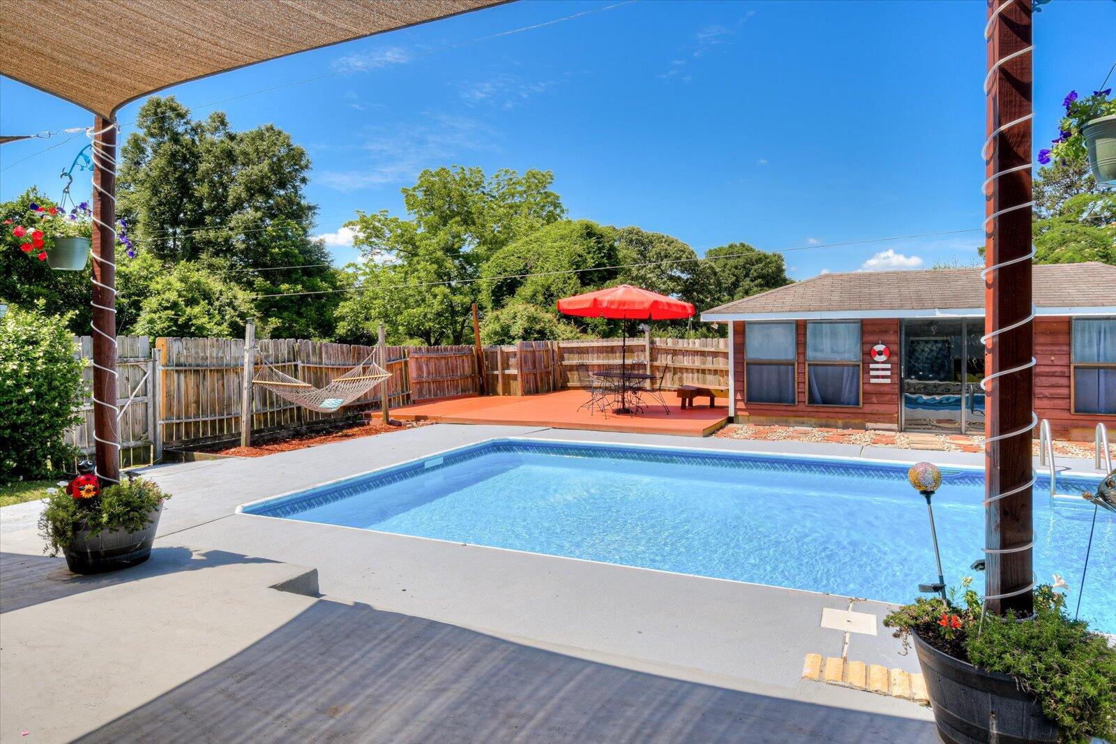 308 5th Street Jackson, SC 29831 - Photo 57 of 70 a view of outdoor space yard deck patio and swimming pool
