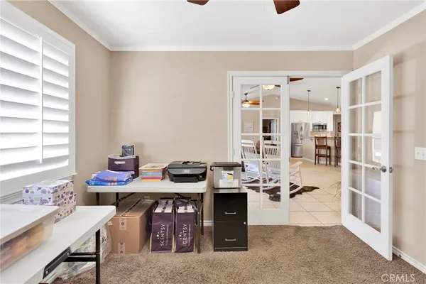 a outdoor space with a couch