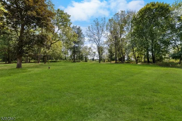 a view of a garden with an outdoor seating