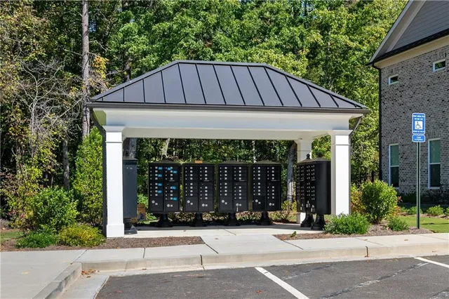 a front view of a house with porch