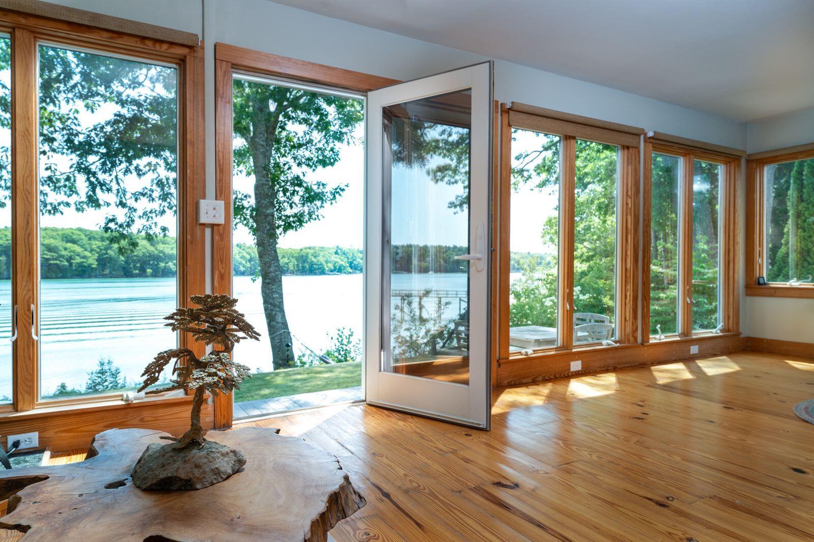 138 Hildreth Road Harpswell, ME 04079 - Photo 20 of 39 138 Hildreth water view from lvng rm