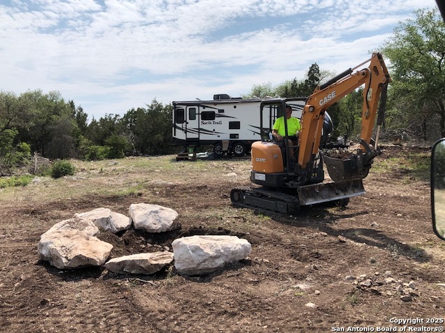 635 Rocksprings Tx 78880 Rocksprings, TX 78880 - Photo 9 of 17 a view of a backyard with lawn chairs and couches