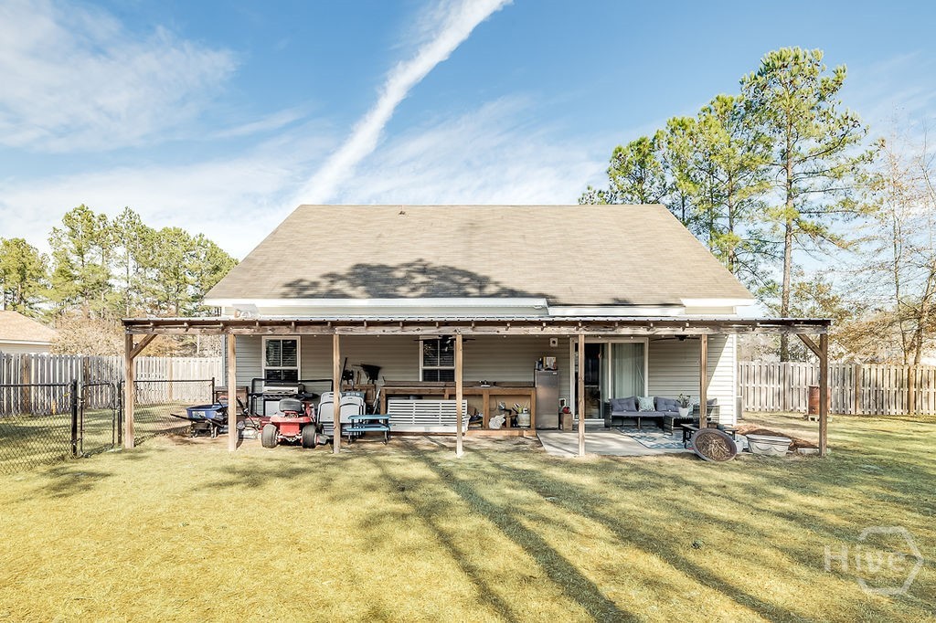 200 Beaubrook Boulevard Springfield, GA 31329 - Photo 35 of 41 Lean-to, covered patio
