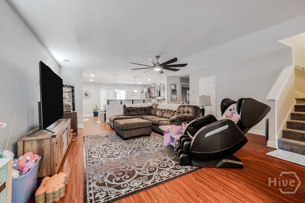 200 Beaubrook Boulevard Springfield, GA 31329 - Photo 6 of 41 Living room to stairs