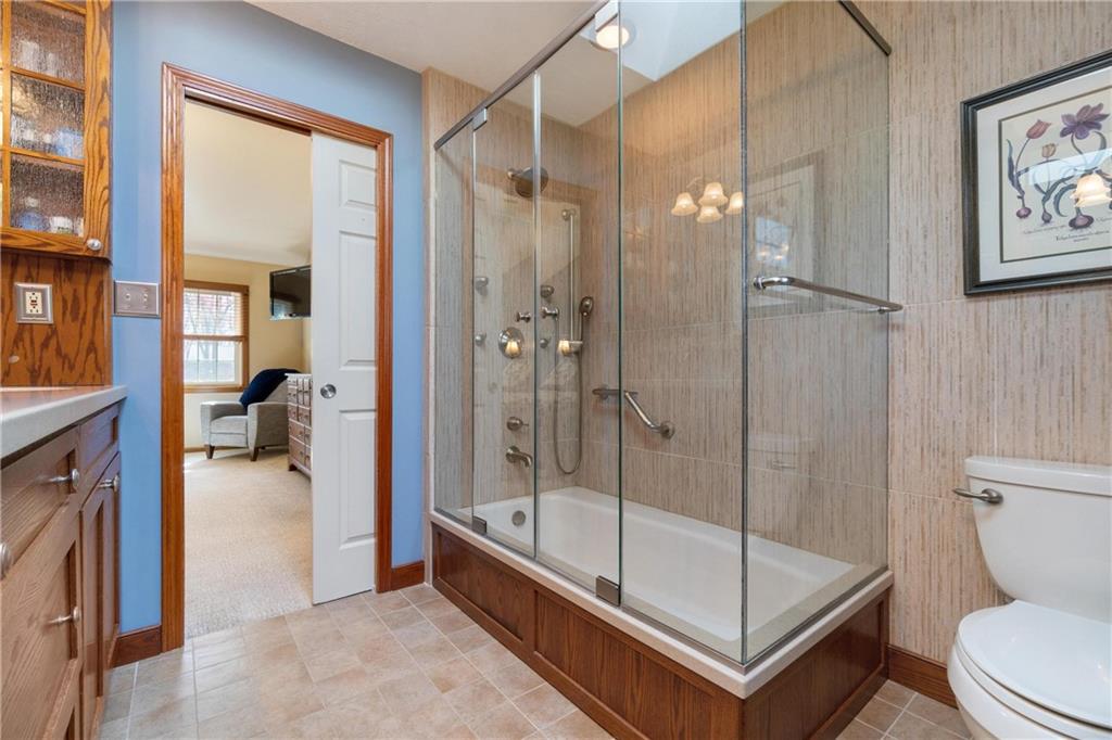 116 Firethorn Road Baden, PA 15005 - Photo 26 of 41 a bathroom with a shower a toilet and a sink