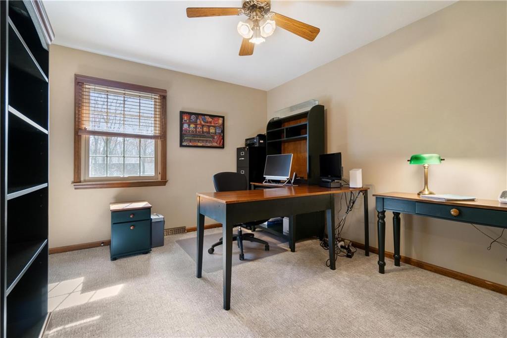 116 Firethorn Road Baden, PA 15005 - Photo 27 of 41 a view of a workspace with furniture and a window