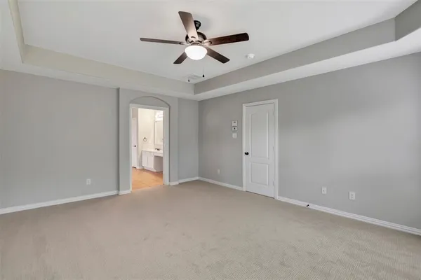 a view of an empty room