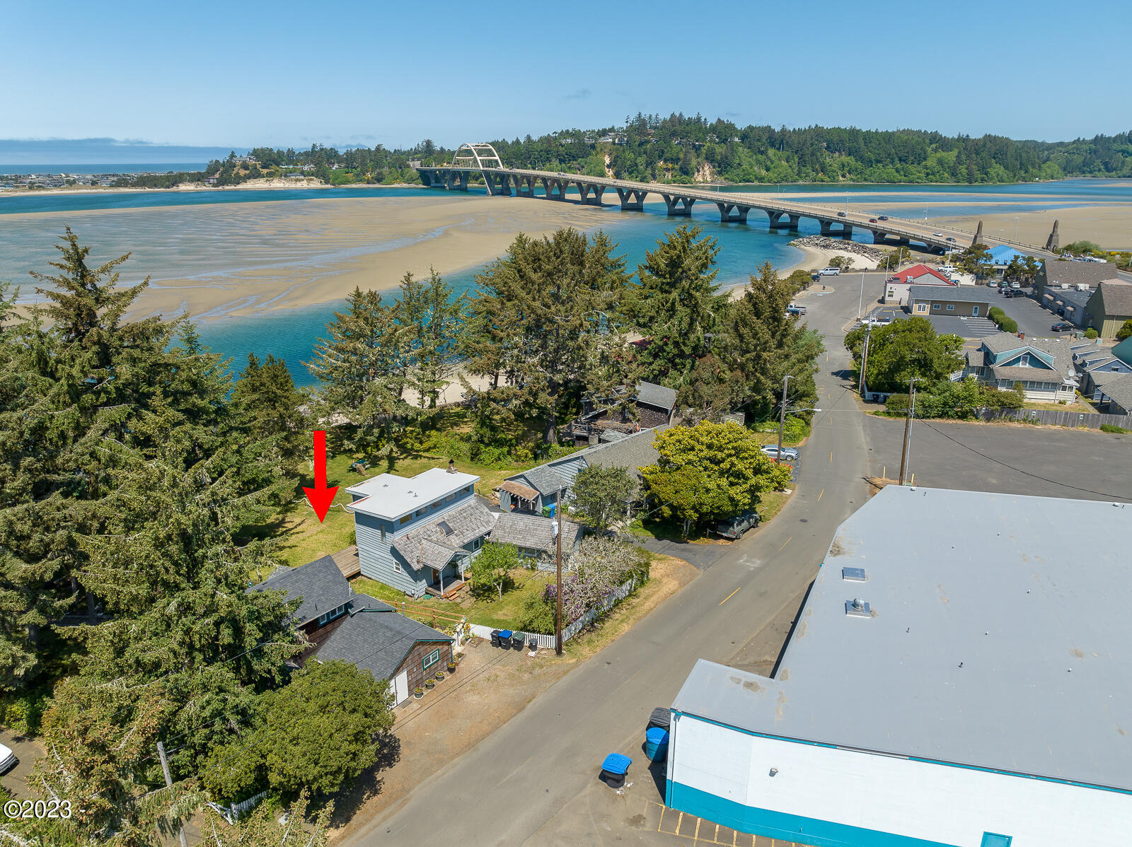 130 Southwest Maple Street Waldport, OR 97394 - Photo 4 of 46 aerial arrow