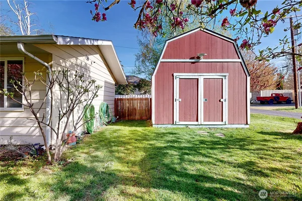 a view of a wrought iron fences