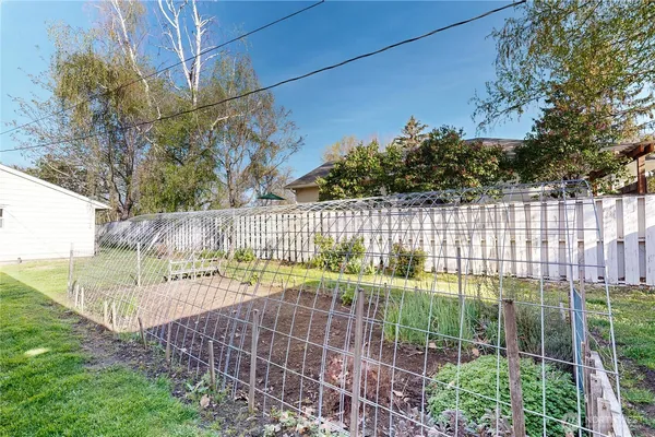 a view of outdoor space deck and yard